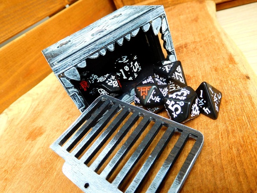 Dice Jail - Grey Googley eyed Mimic