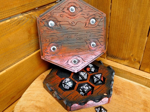 Dice Tray - Googley eyed Mimic