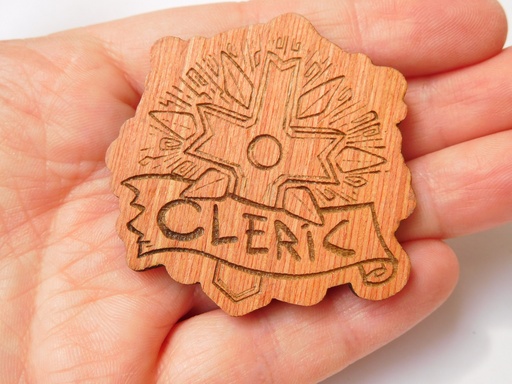 Cleric - Wooden Pin