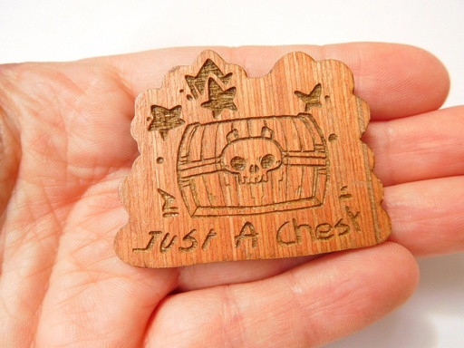 Just a Chest - Wooden Pin