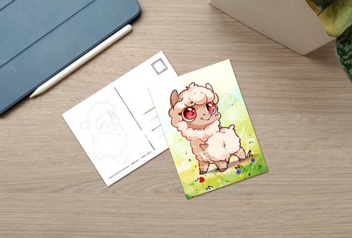 Postcard - Cute Llama