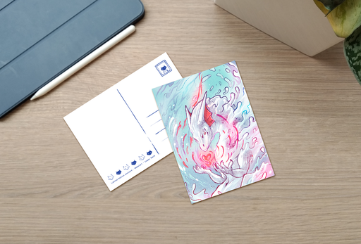 Postcard - Love Dragon