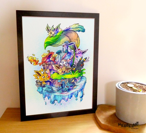 A3 Print Eeveelutions