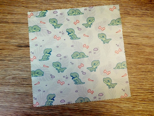 Lens cleaning Little Dinosaur microfiber cloth for glasses and screens - Webbelart