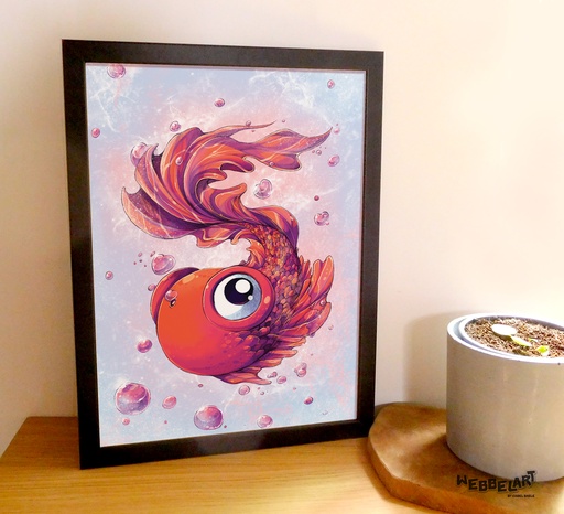 A3 Print Love Goldfish