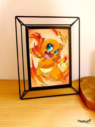 A5 Print Fiercy Charmander