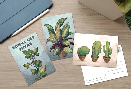 Postcard set - House Plants - Limited Edition