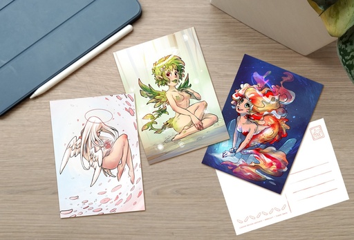 Postcard set - Fantasy Angels - Limited Edition