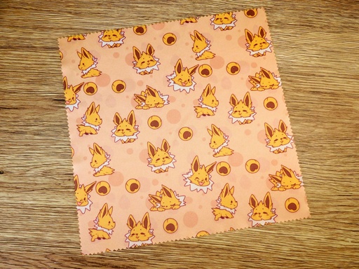 Lens cleaning cloth pokemon Jolteon - microfiber cloth for glasses and screens - Webbelart