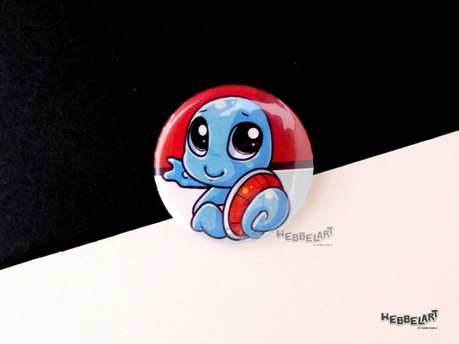 Button - Squirtle - 38mm Badge - #007