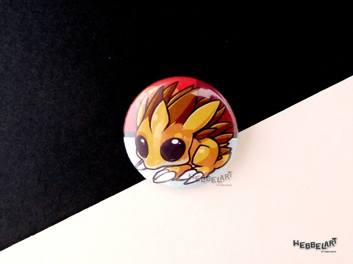 Button - Sandslash - 38mm Badge - #028