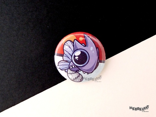 Button - venomoth - 38mm Badge - #049