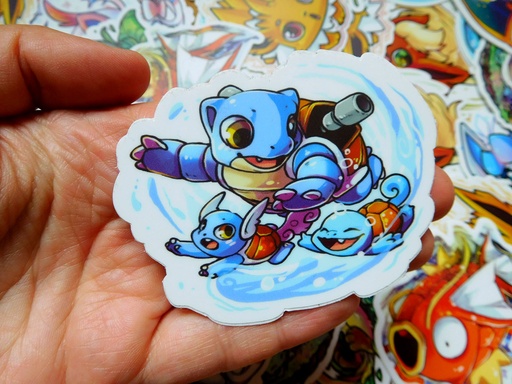 Squirtle Family Vinyl Sticker