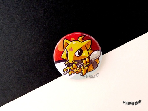 Button - Kadabra - 38mm Badge - #064