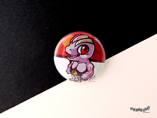 Button - Machoke - 38mm Badge - #067