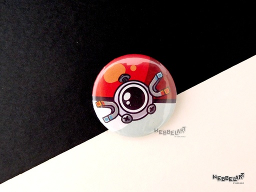 Button - Magnemite - 38mm Badge - #081