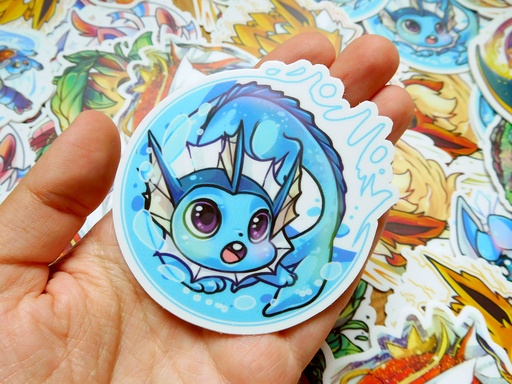 Pokemon Vaporeon Vinyl Sticker