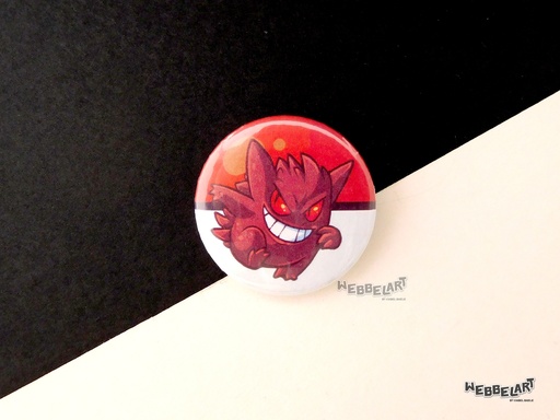 Button - Gengar - 38mm Badge - #094