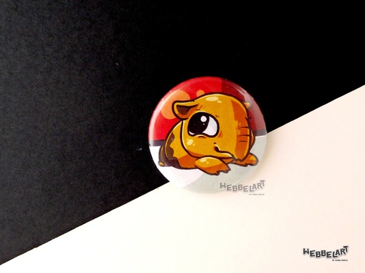 Button - Drowzee - 38mm Badge - #096