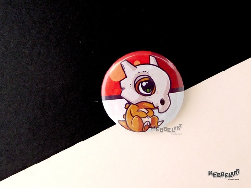 Button - Cubone - 38mm Badge - #104