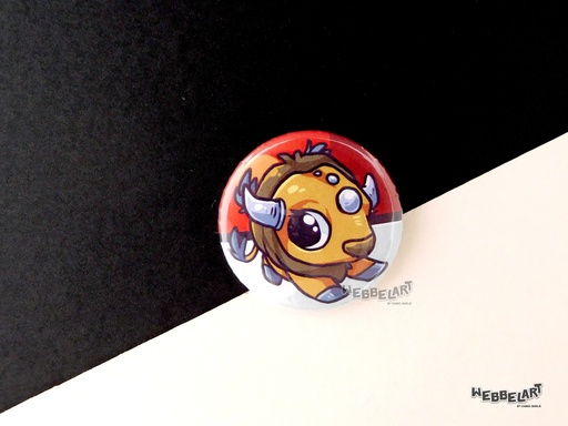 Button - Tauros - 38mm Badge - #128