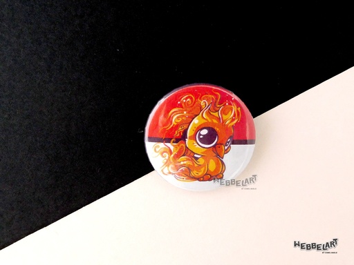 Button - Moltres - 38mm Badge - #146