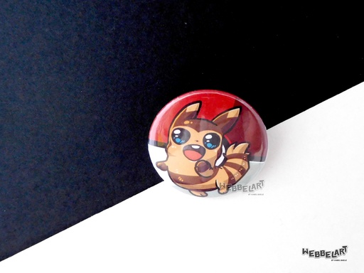 Button - Furret - 38mm Badge - #162