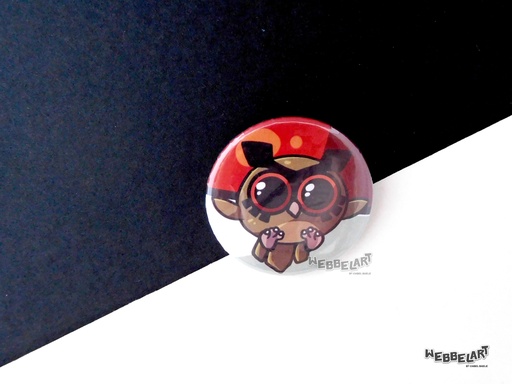 Button - Hoothoot - 38mm Badge - #163