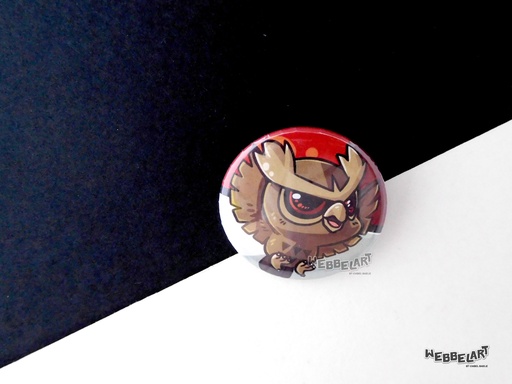 Button - Noctowl - 38mm Badge - #164