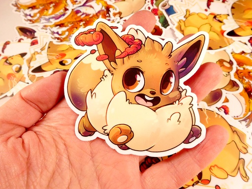 Pokemon Gigantamax Eevee Vinyl Sticker