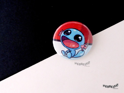 Button - Wooper - 38mm Badge - #194