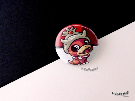 Button - Slowking - 38mm Badge - #199