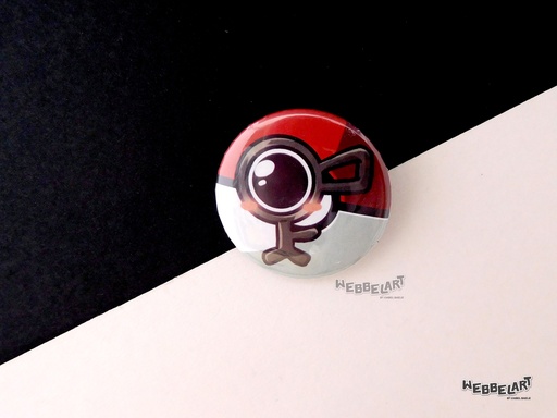 Button - Unown - 38mm Badge - #201