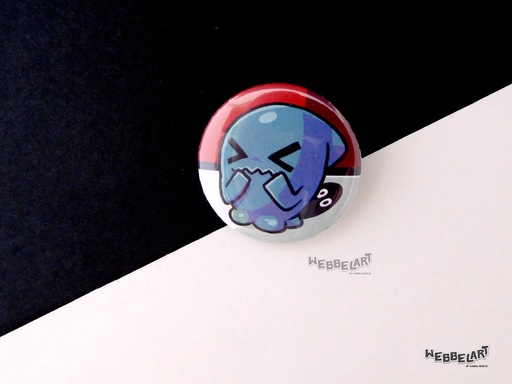 Button - Wobbuffet - 38mm Badge - #202