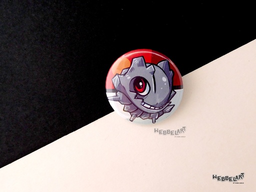 Button - Steelix - 38mm Badge - #208