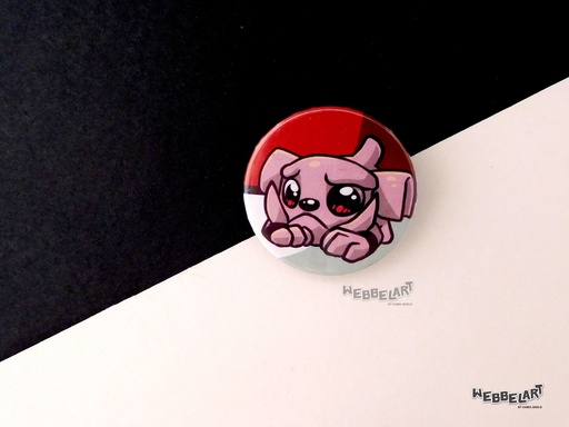 Button - Granbull - 38mm Badge - #210