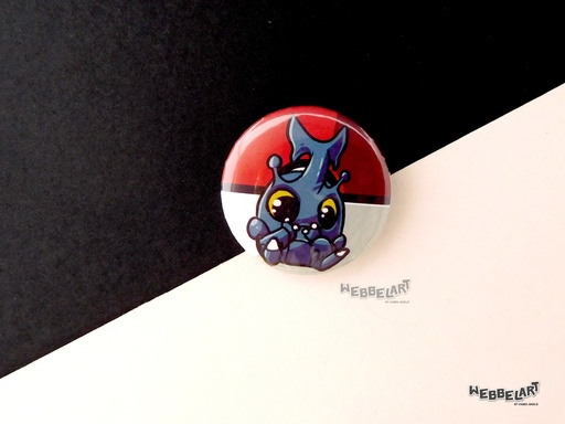 Button - Heracross - 38mm Badge - #214