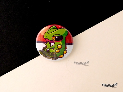 Button - Sceptile - 38mm Badge - #254