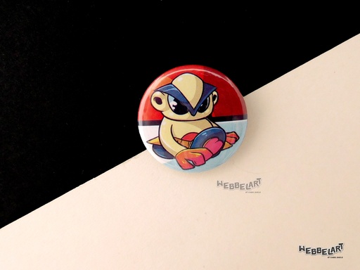 Button - Hariyama - 38mm Badge - #297