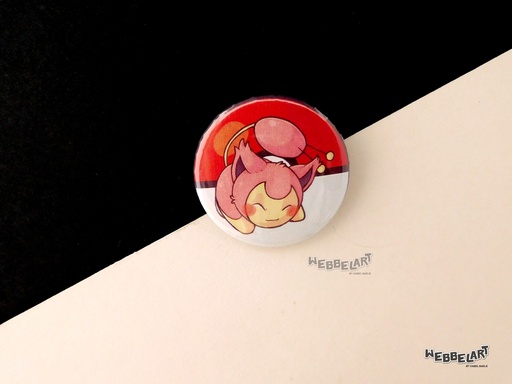 Button - Skitty - 38mm Badge - #300