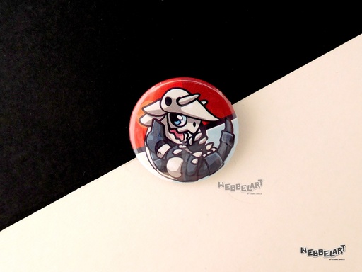 Button - Aggron - 38mm Badge - #306