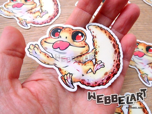 Leopard Gecko Vinyl Sticker