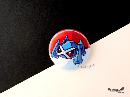 Button - Metagross - 38mm Badge - #376