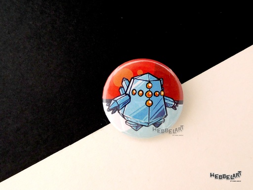 Button - Regice - 38mm Badge - #378