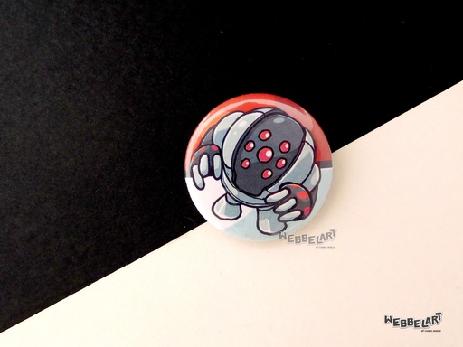 Button - Registeel - 38mm Badge - #379