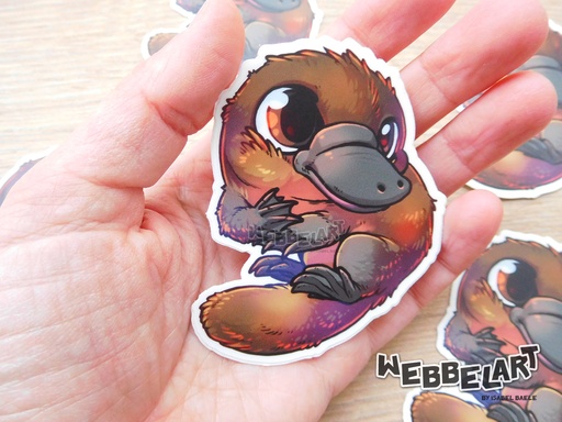 Platypus Vinyl Sticker