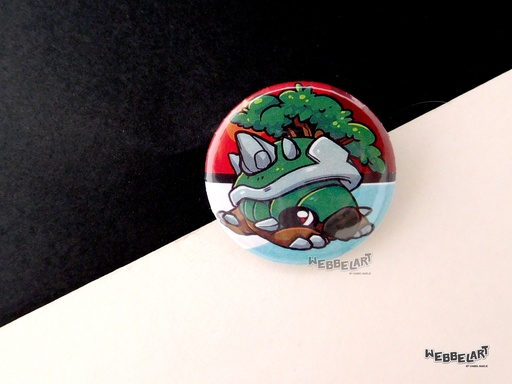 Button - Torterra - 38mm Badge - #389