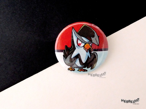 Button - Staraptor - 38mm Badge - #398