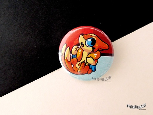 Button - Floatzel - 38mm Badge - #419