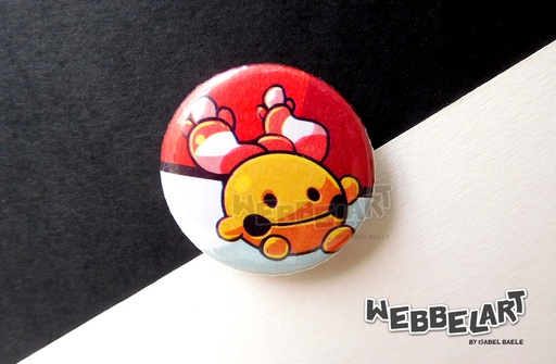 Button - Chingling - 38mm Badge - #433